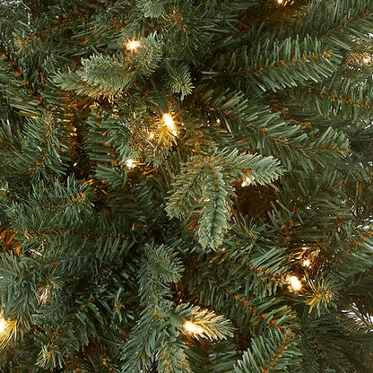 3ft Pre-Lit Artificial Christmas Tree with Lights, Indoor Outdoor Use