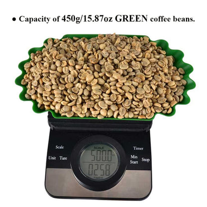 CAFEMASY Coffee Beans Cupping Weighing Sample Tray Reusable Plastic Plate for Scooping and Displaying Coffee Bean(4pcs, Capacity of 450g/15.87oz Green Coffee Beans)