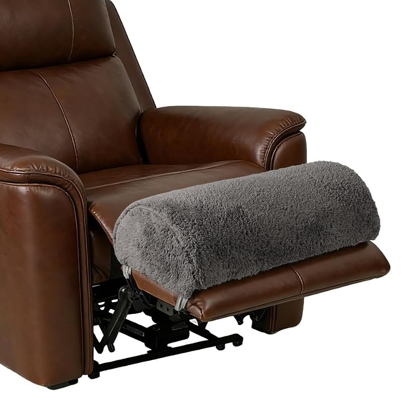 Foot Rest Pillow for Recliner - Memory Foam Leg Cushion 20 Inch Gray 1