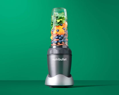 NutriBullet Pro 1000 Single Serve Blender - 7-Piece Set in Dark Gray/Light Gray Skirt