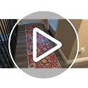 Beeiva Floral Runner Rug Non Slip 2.5x12 Feet Vintage Red Floor Runner
