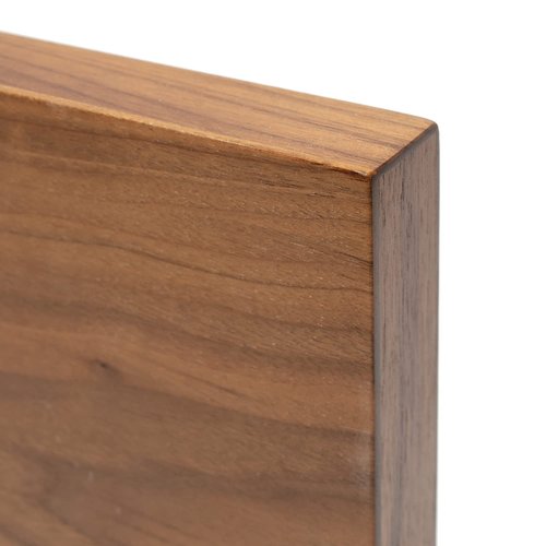 Coninx Magnetic Knife Holder with display stand, Double Sided Strong Magnetic Knife block for Kitchen counter top, Universal empty storage Organizer Block (Walnut Wood)