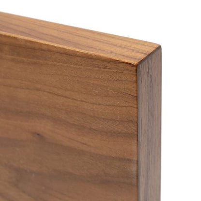 Coninx Magnetic Knife Holder with display stand, Double Sided Strong Magnetic Knife block for Kitchen counter top, Universal empty storage Organizer Block (Walnut Wood)