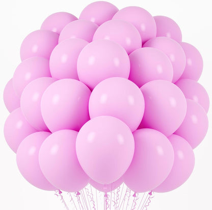 Voircoloria Pink Balloons - 66-Pack 12-Inch Latex Balloons for Weddings, Birthdays & Celebrations