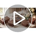 Personalized Wedding Ring Box - Engraved Wooden 2 Slot Ring Holder - Slim Rectangle