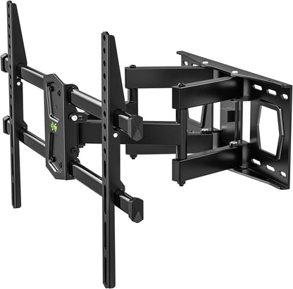 USX MOUNT Full Motion TV Wall Mount - Fits 42-82 Inch TVs Up to 120lbs | Articulating Swivel & Tilt