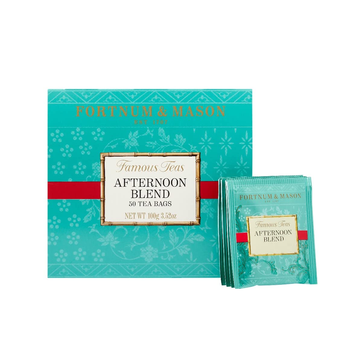 Fortnum and Mason Afternoon Blend 50 Count Tea Bags (1 Pack)