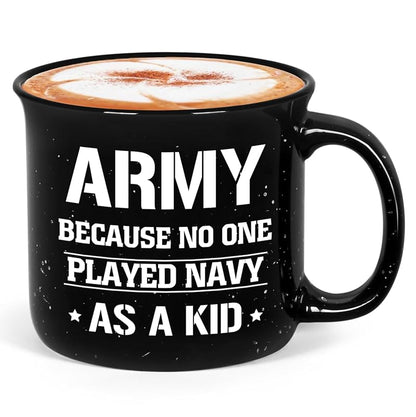 Army Gifts for Men 15 Oz Coffee Mug - This Variation: Black