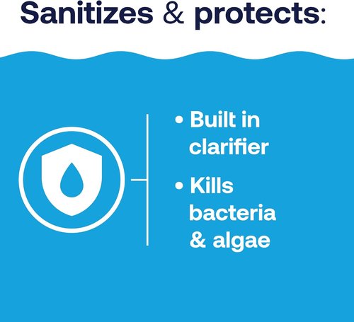 HTH 42051 Chlorine Tabs - Advanced Swimming Pool Care Sanitizer, 8oz for Crystal Clear Water