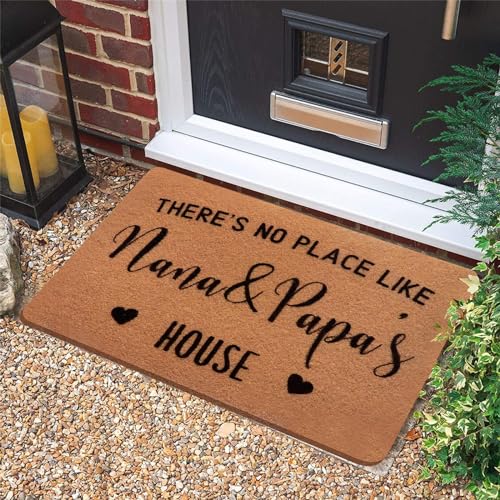 Christmas Doormat Gifts for Grandma Nana Papa - Grandkids Variation