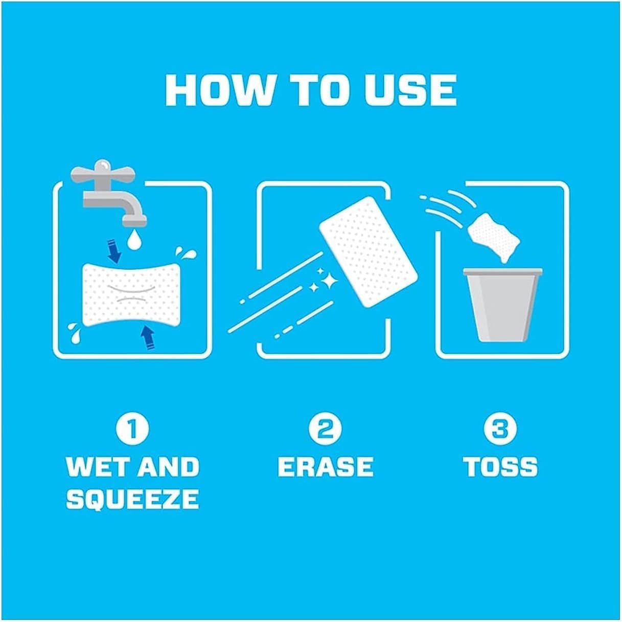 Mr. Clean Magic Eraser Sheets - Original Cleaning Power | 1-Pack for Effortless Stain Removal