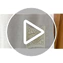 Boho Linen Oven Curtain with Crochet Storage Pocket - Beige, 30x24 Inches