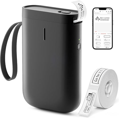 NIIMBOT Label Maker - Portable Wireless Label Printer with Multiple Templates | USB Rechargeable for Home & Office Organization
