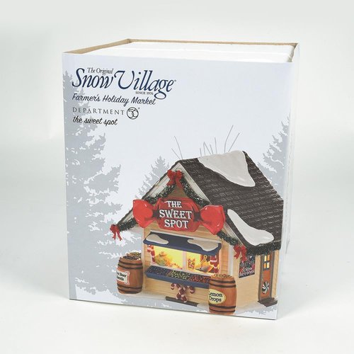 Department 56 Ceramic Snow Village - The Sweet Spot Lit House | 5.43 Inch Decorative Piece