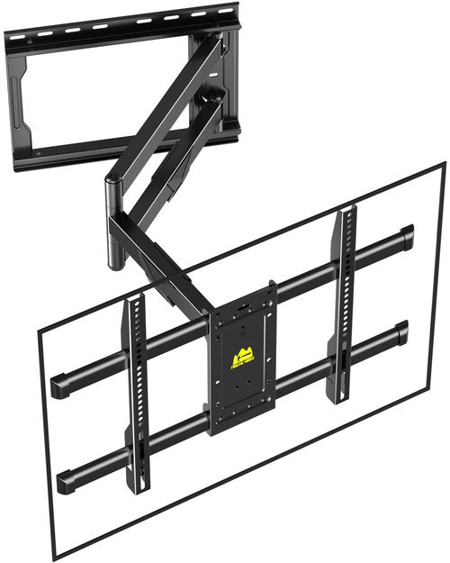 FORGING MOUNT Corner TV Mount Long Arm TVs Wall Mount for Most 37-75 Inch Flat Curved TVs, 30 Inch Long Extension TV Mount Swivel, Tilt, Full Motion Articulating Arms Max VESA 600x400mm up to 99lbs