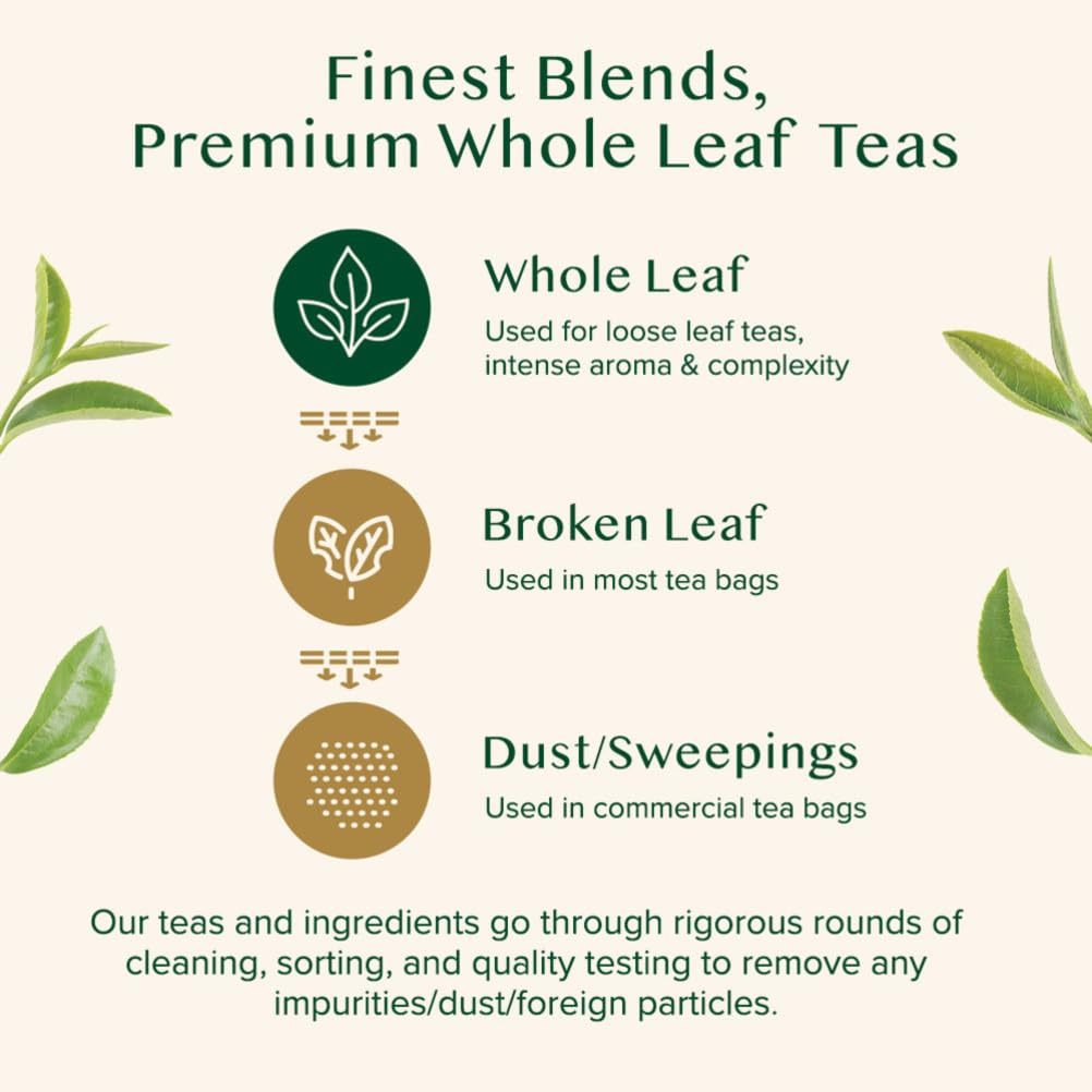 VAHDAM Original English Breakfast Tea - Strong & Aromatic Loose Leaf | Non-GMO, Gluten-Free | 340g/12oz - 170+ Cups