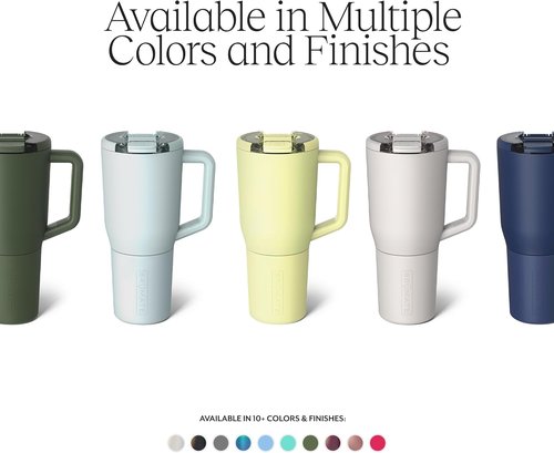 BrüMate Müv 35oz Insulated Coffee Mug - 100% Leak Proof, Stainless Steel Travel Cup | Eclipse Color
