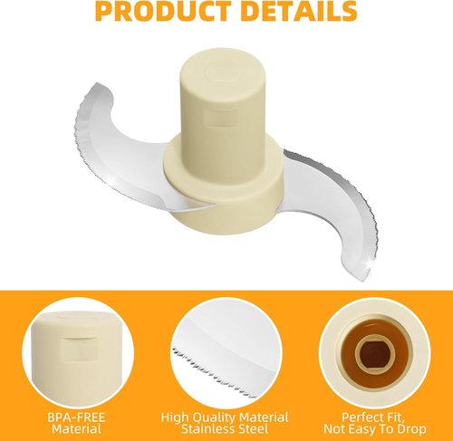 Cuisinart DLC-001TXA Steel Chopping Blade - Compatible with 14 Cup Food Processors | Durable & Efficient