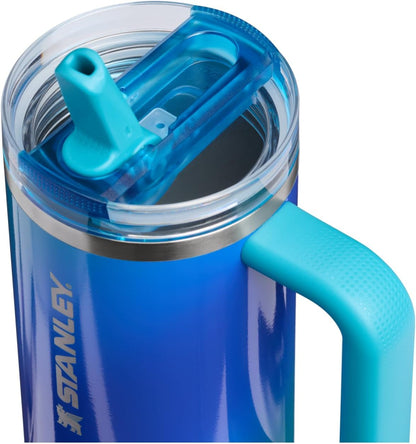 STANLEY Quencher ProTour Flip Straw Tumbler - 30 Oz Sea Glass Aura for Hydration On-the-Go