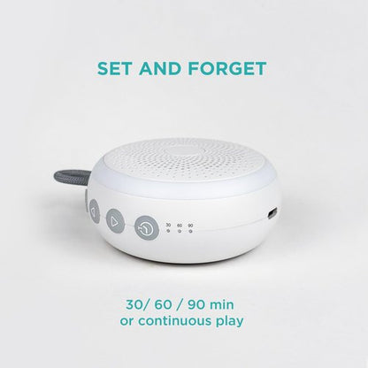 LittleHippo White Noise Machine | Portable Sound Machine for Babies, Kids, Adults | Sleep Soother | 19 Soothing Sounds | Long Battery Life | Travel, Registry, Baby Shower, Gift