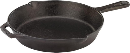 Mercer Culinary Pre-Seasoned Cast Iron Skillet - 10.25-Inch Durable Cooking Essential