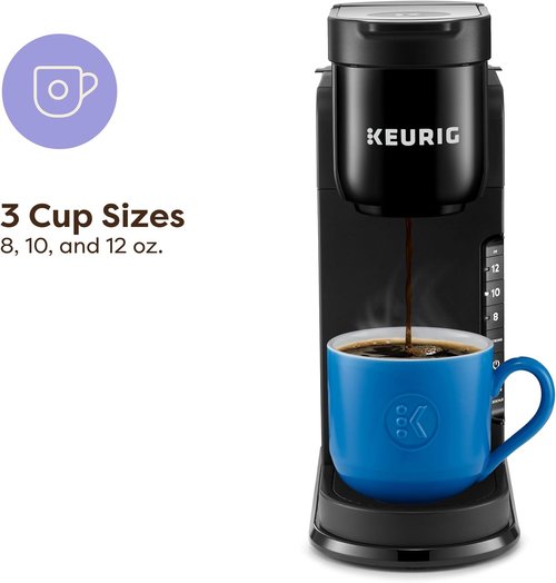 Keurig K-Express Coffee Maker - Single Serve K-Cup Pod, 3 Brew Sizes, Strong Button, 42oz Reservoir - Black