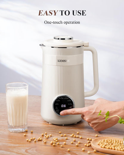 Skiennix 8-in-1 Nut Milk Maker Blender - 32oz Automatic Plant-Based Beverage Machine with Delay Start & Keep Warm Feature