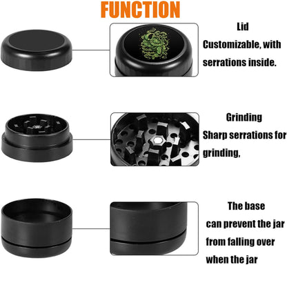 Swifty Roll - The Swifty Cylinder,2025 Upgraded the Swifty Cylinder Grinder and Roller,2in1 Swifty Roll Grinder and Cone Filler,Electric Rolling Machine,Say Goodbye to Hassle of Rolling by Hand (2pcs)