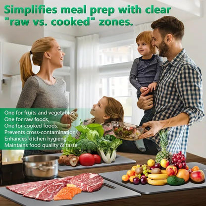 Katori Titanium Cutting Board - 1PC M - Double-Sided Food Safe Kitchen Chopping Board