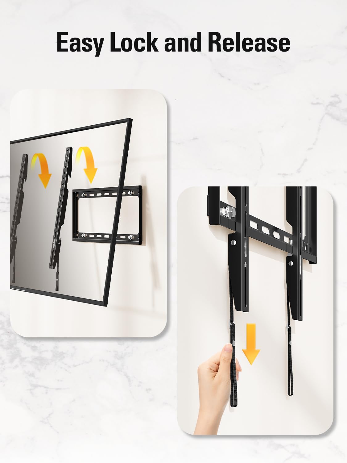 Mounting Dream TV Mount Fixed for Most 26-60 Inch LED, LCD and Plasma TVs, TV Wall Mount TVs Bracket up to VESA 400x400mm and 100 LBS Loading Capacity, Low Profile and Space Saving Flat Mount MD2361-K