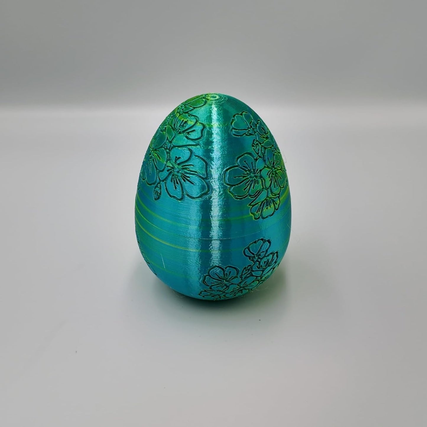 Skiennix Surprise Cherry Blossom Dragon Egg - 14" Articulating Joints for Stress Relief | Blue/Yellow