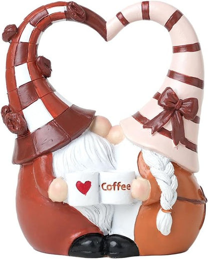 Coffee Gnomes | Charming Gnome Figurines for Coffee Bar Decor - Perfect Home Accessories