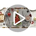 Merry Xmas Pine Tree Table Runner 13x108 Inch Holiday Party Decor - Red