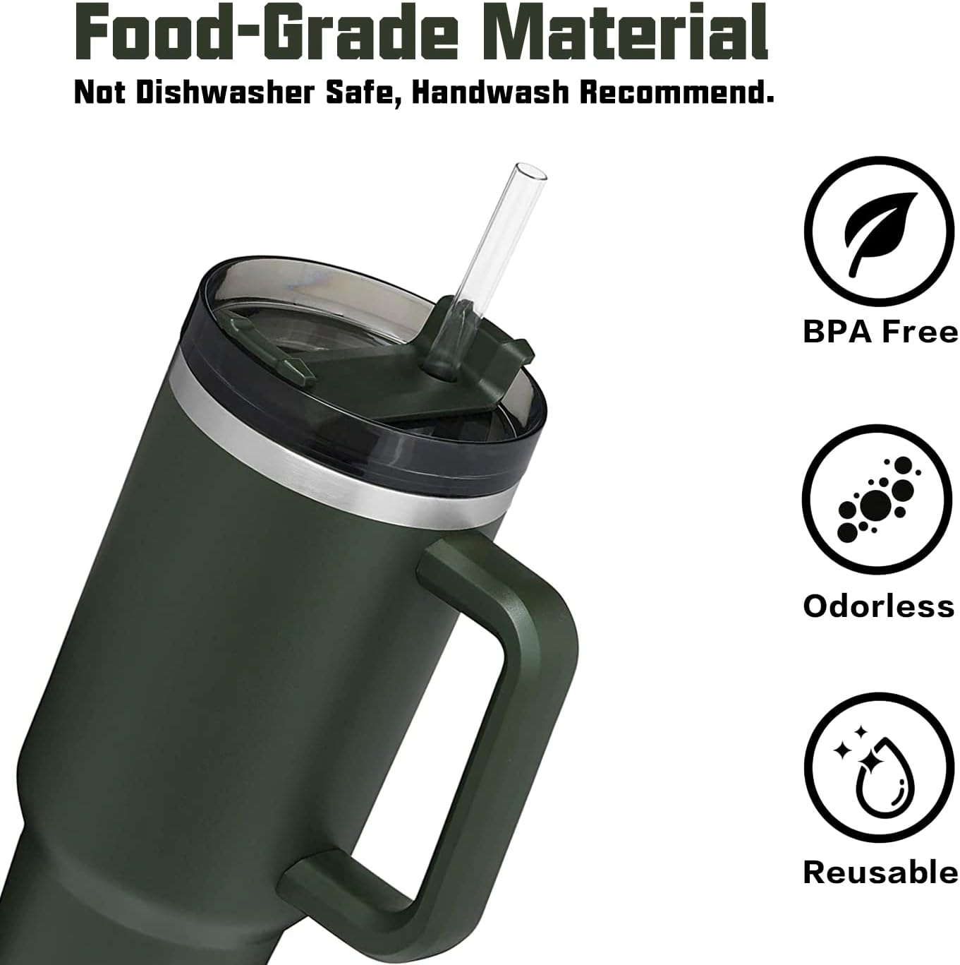 Stanley Replacement Straw Boot Sleeve - Perfect Fit for 40 oz & 30 oz Tumblers