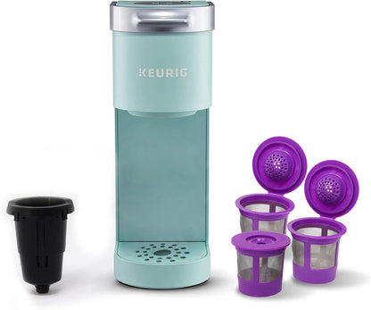PureHQ Reusable K Cups for Keurig Mini Plus - 3 Refillable Coffee Pods with Adapter