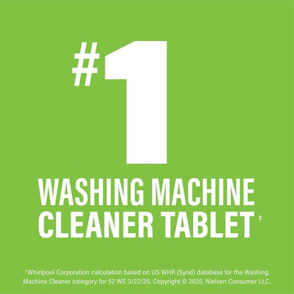 Affresh Washing Machine Cleaner - Eliminates Odor-Causing Bacteria & Grime | 12 Time Release Tablets, 1 Year Supply