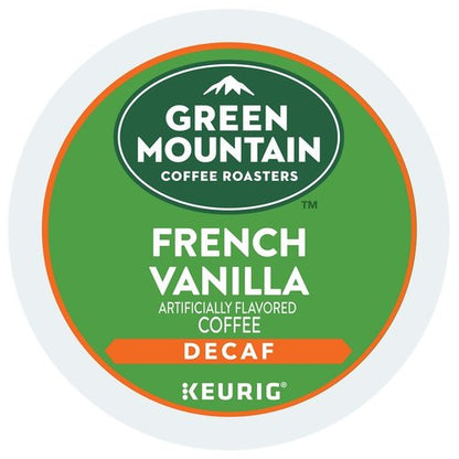 Keurig Green Mountain French Vanilla Decaf Coffee K-Cup Packs - 48 Count for Rich Flavor