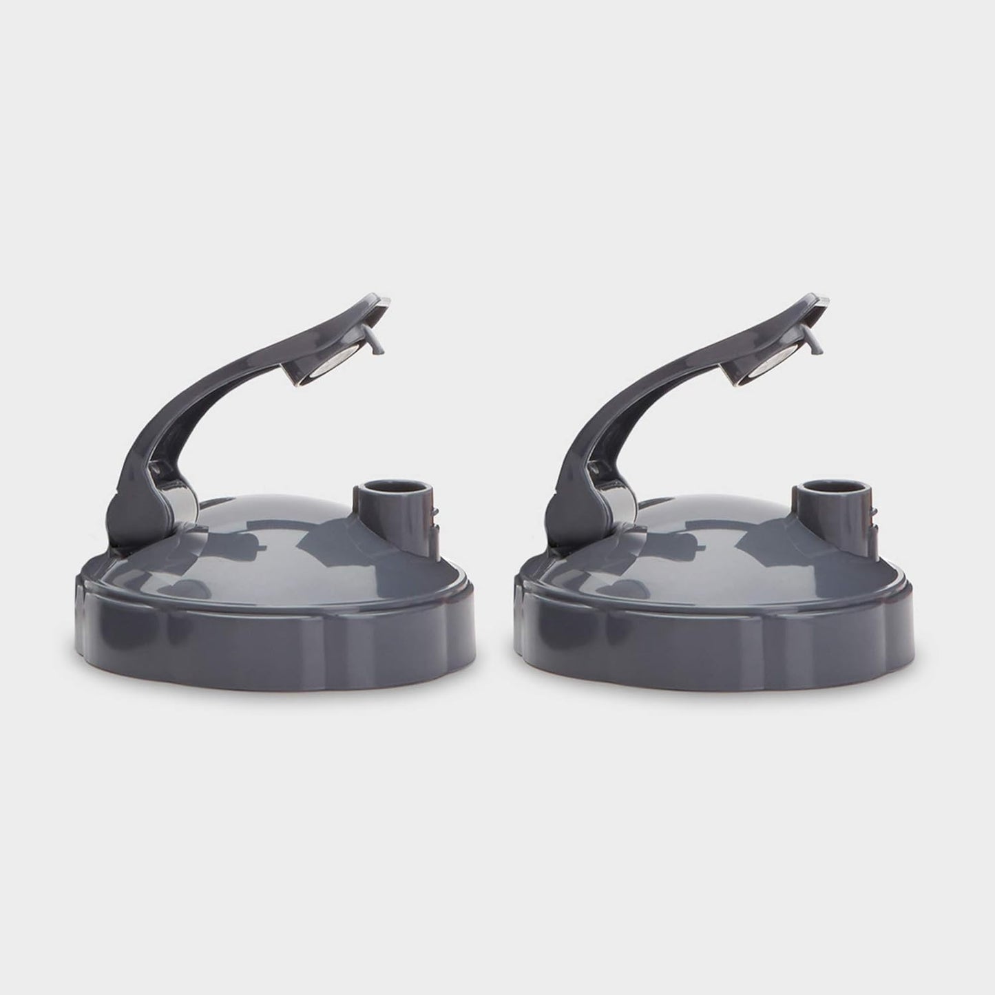 NutriBullet Flip Top To-Go Lid Set - Convenient Grey Design for Easy On-the-Go Use | 2-Pack