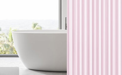 EHZNZIE Shower Curtain Liner Light Weight PEVA, Shower Liner 72x72 Inches, Waterproof, No Chemical Smell with 12 Rust Proof Metal Grommets for Bathroom Shower Curtain, Pink