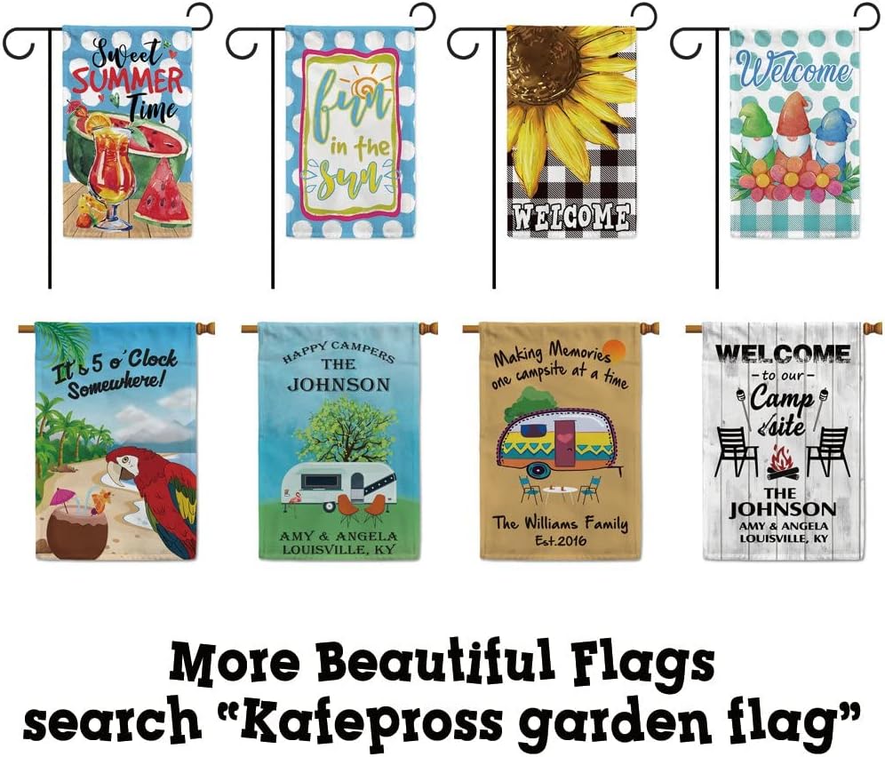 Remember Our Troops Patriotic Garden Flag - USA Flag with Yellow Ribbon | Double-Sided 12.5x18 Inch