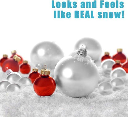 Artificial Snow - 8 Liters | Perfect for Decorations and Handcrafts - 9.2 oz Size