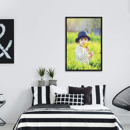 wall26 Framed Canvas Wall Art - Custom Home Decor for Living Room & Bedroom | 24"x36", Black Frame