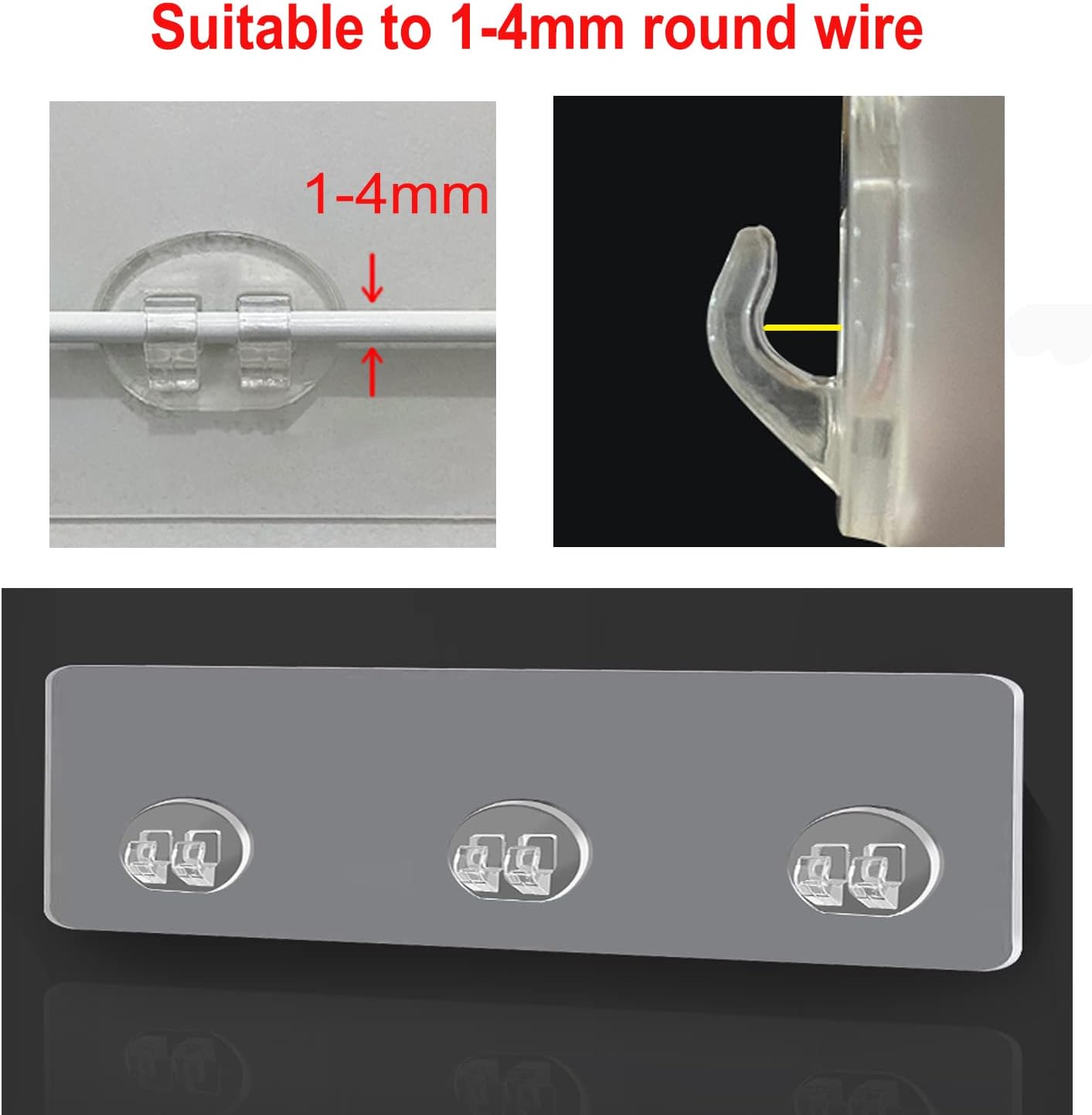 Skiennix Corner Shower Caddy Hooks - Heavy-Duty No-Drill Adhesive Stickers | 2 Pcs Bathroom Organizer