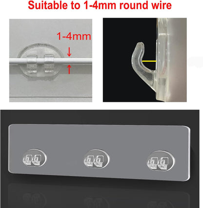 Skiennix Corner Shower Caddy Hooks - Heavy-Duty No-Drill Adhesive Stickers | 2 Pcs Bathroom Organizer