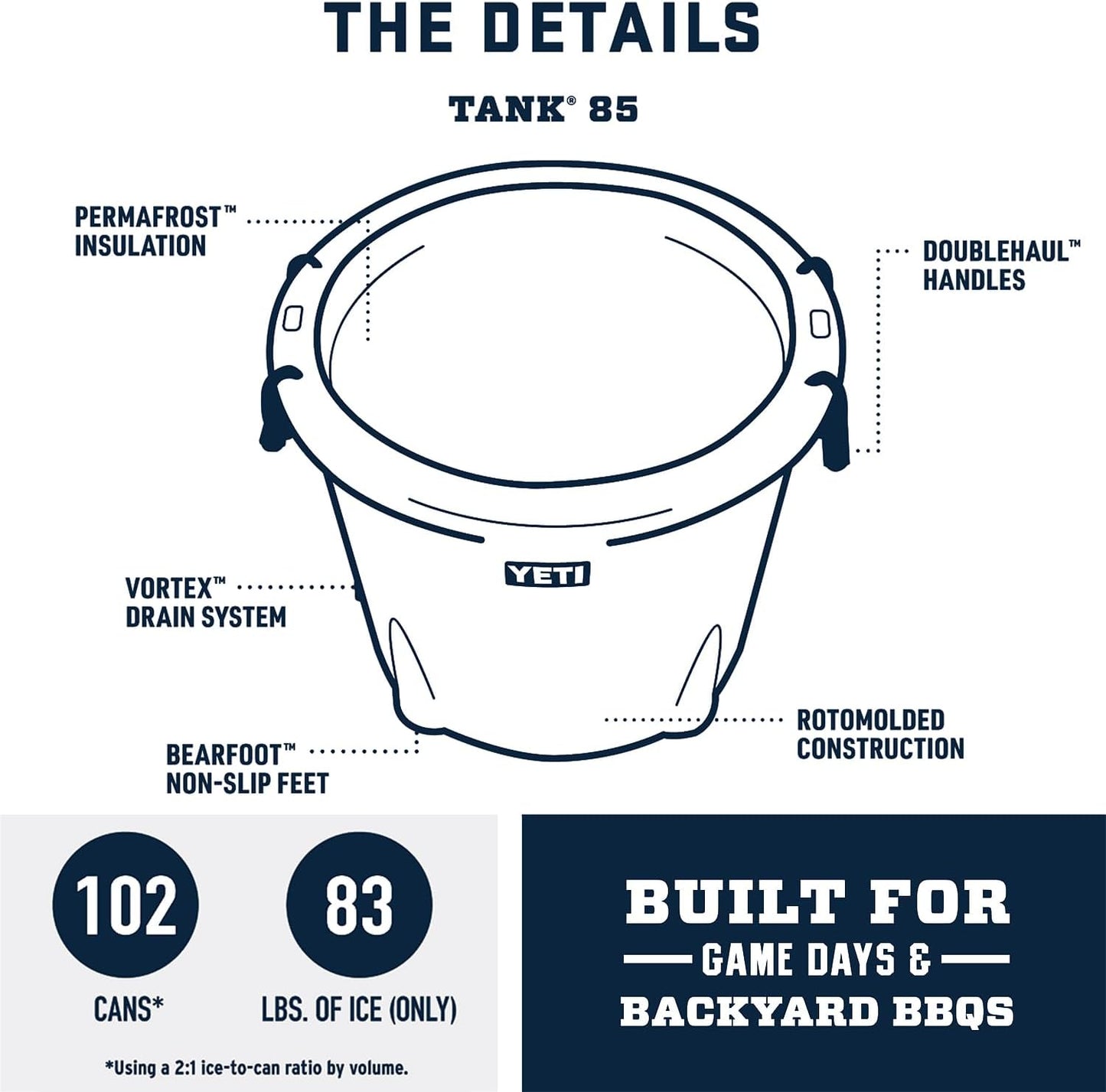 YETI Tank Bucket Cooler