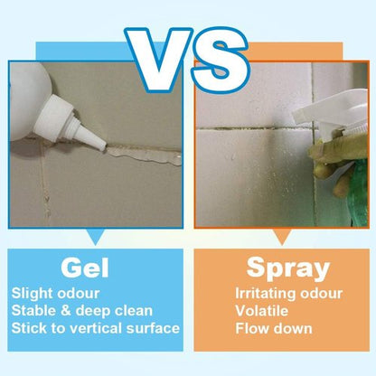 FOLLOWIN Mold and Mildew Remover Gel - Effective Household Cleaner for Grout, Caulk & Tile - 8 oz