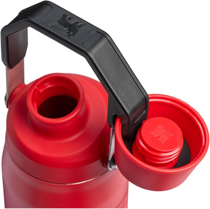 Stanley IceFlow Water Bottle 24 oz - Fast Flow Angled Spout Lid | Lightweight, Leakproof & Insulated | BPA-Free | Chili Black