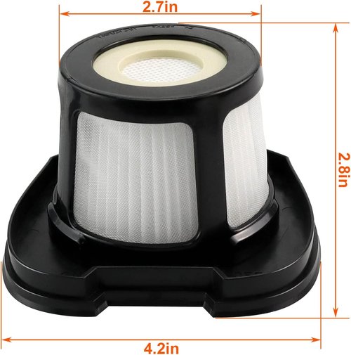 Bissell Handheld Vacuum Filter - 3 Pack Replacement for Pet Hair Eraser | Includes Cleaning Brush
