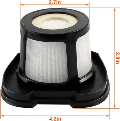 Bissell Handheld Vacuum Filter - 3 Pack Replacement for Pet Hair Eraser | Includes Cleaning Brush
