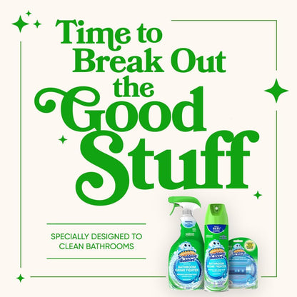 Scrubbing Bubbles Bathroom Cleaner - Foaming Disinfectant for Grime Removal | Rainshower Scent, 20oz